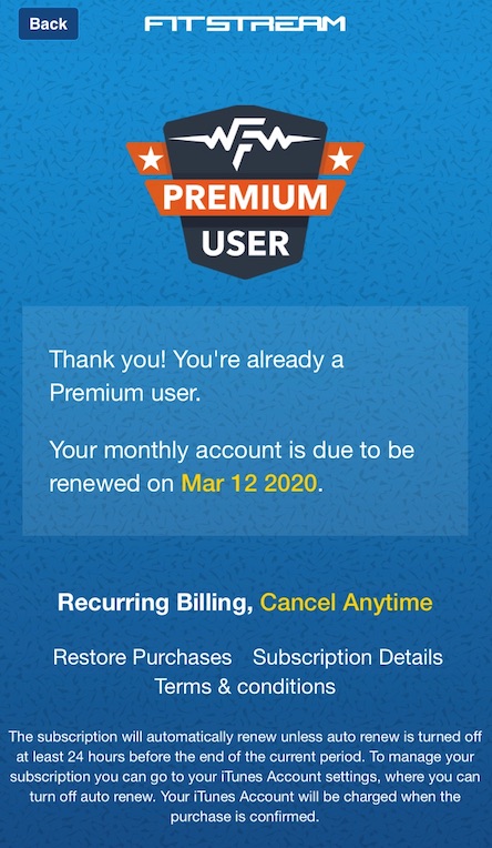 fitstream premium